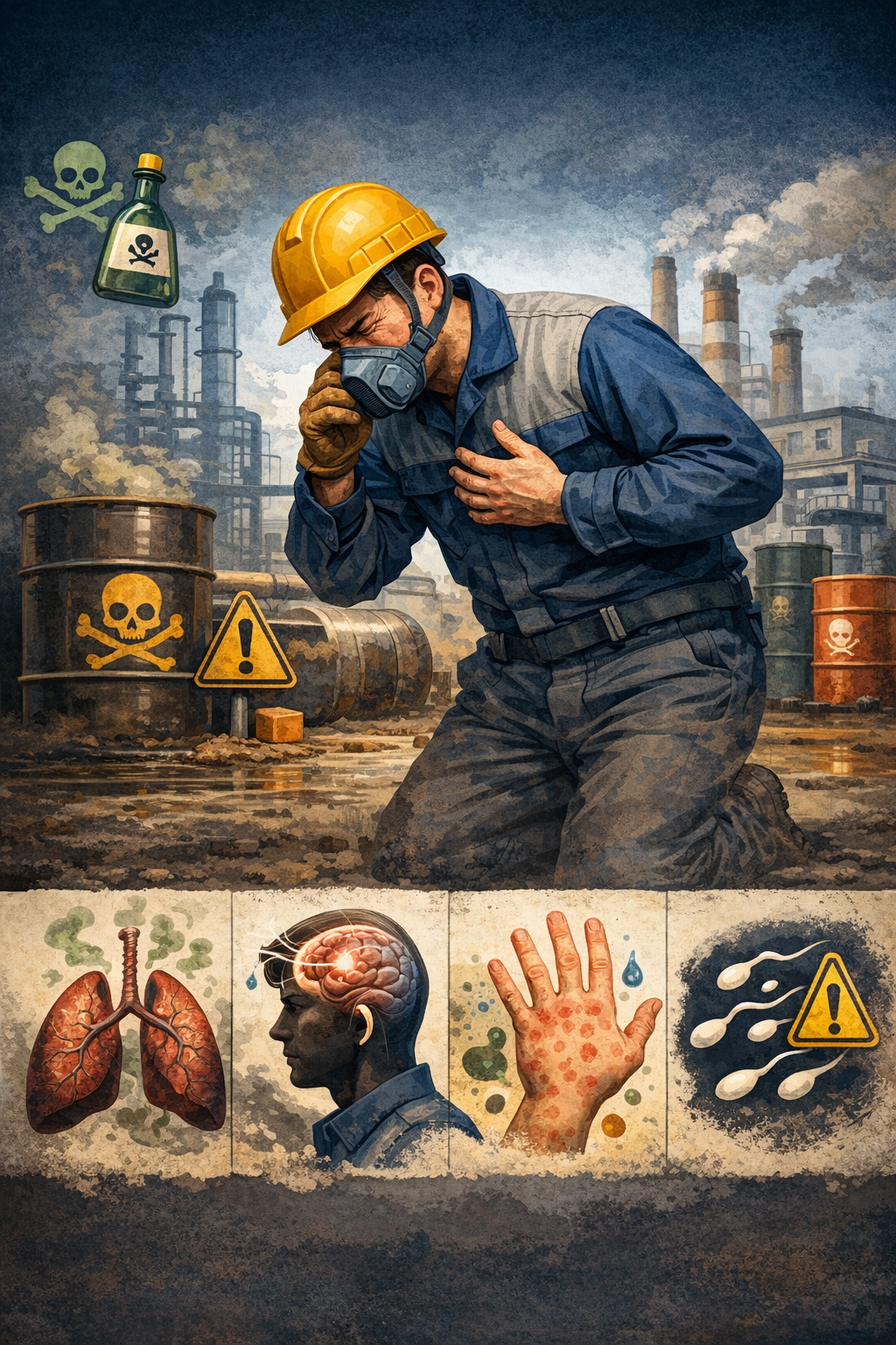 مسمومیت&zwnj;های شغلی در مردان