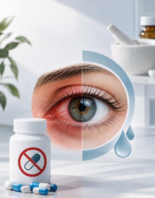 قرمزی چشم ، همیشه نیاز به آنتی&zwnj;بیوتیک ندارد!