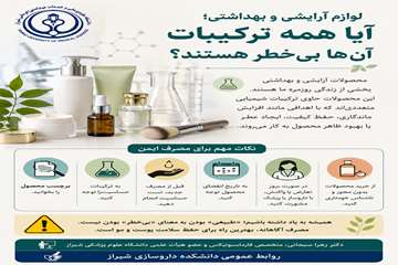 ترکیبات لوازم آرایشی
