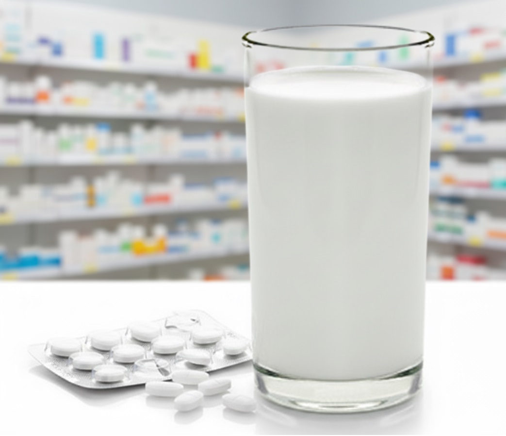 تداخلات دارو و لبنیات